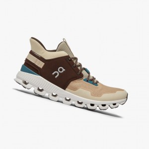 Beige On Cloud Hi Edge Men Road Running Shoes | XNKT65243