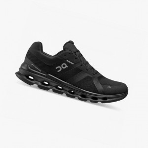 Black On Cloudrunner Waterproof Men Running Shoes | JOPG12736