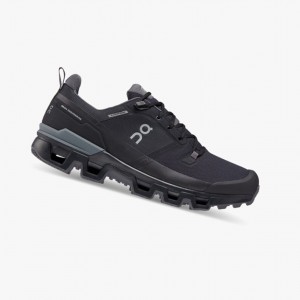 Black On Cloudwander Waterproof Men Running Shoes | CHWD94312