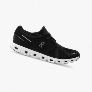 Black / White On Cloud 5 Men Running Shoes | OAPH24789