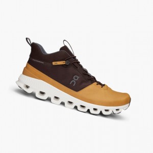 Brown On Cloud Hi Men Road Running Shoes | FIDC05742