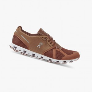 Brown On Cloud Men Road Running Shoes | LVAX35497