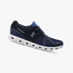 Deep Blue On Cloudgo Men Running Shoes | DPBT69357