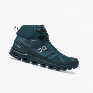 Navy On Cloudrock Waterproof Men Hiking Boots | MAHN17923