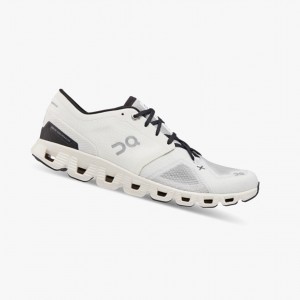 White / Black On Cloud X 3 Men Training Shoes | NZHX90317