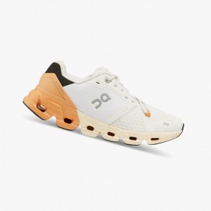 White / Copper On Cloudflyer 4 Women Running Shoes | TECY74912