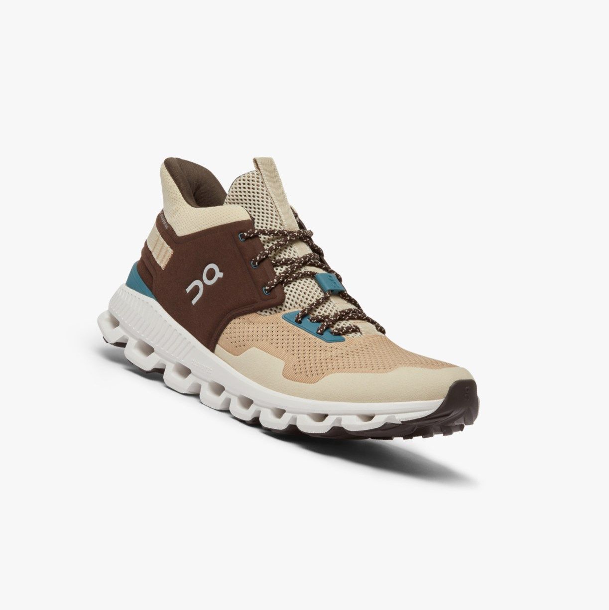 Beige On Cloud Hi Edge Men Road Running Shoes | XNKT65243