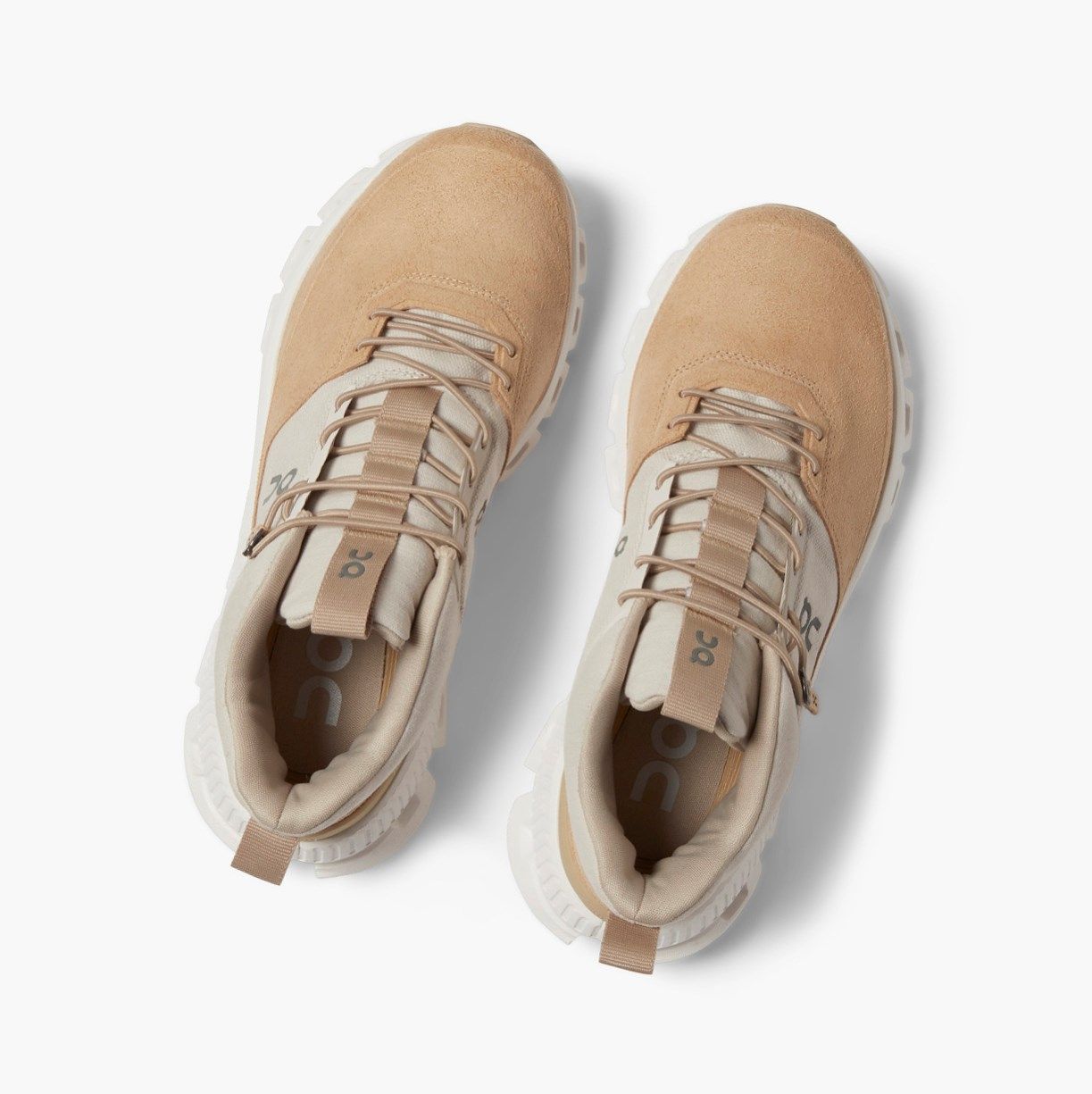 Beige On Cloud Hi Women Road Running Shoes | BTPZ91635