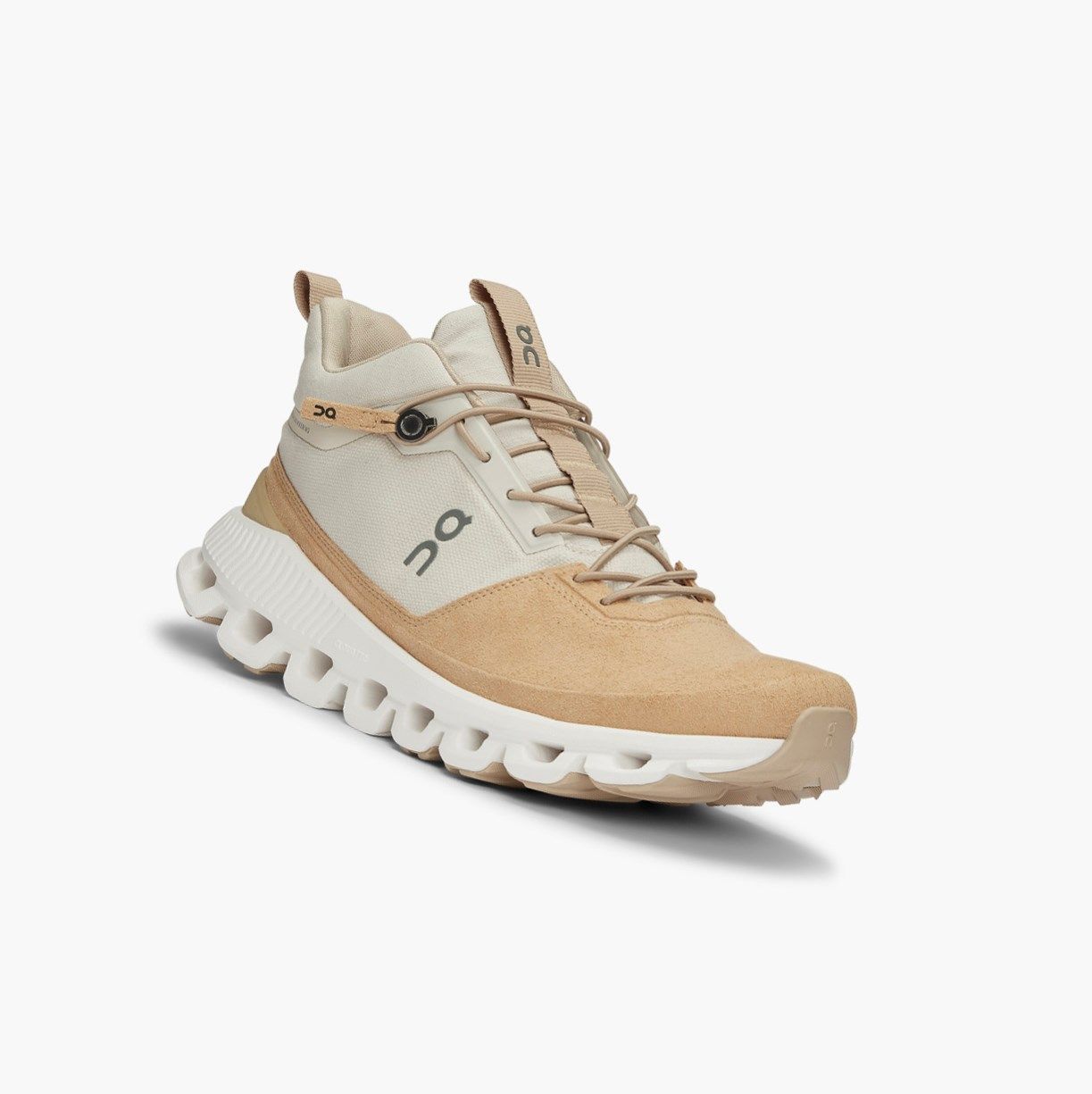 Beige On Cloud Hi Women Road Running Shoes | BTPZ91635