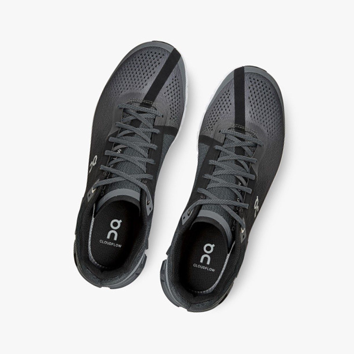 Black On Cloudflow Men Training Shoes | IVCF94236