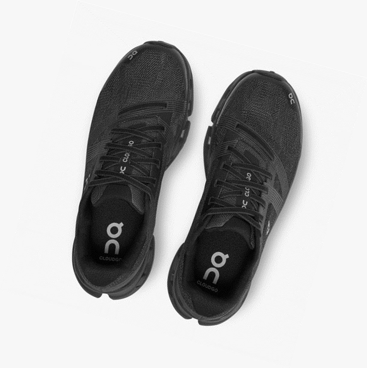 Black On Cloudgo Wide Men Running Shoes | EKBD08671