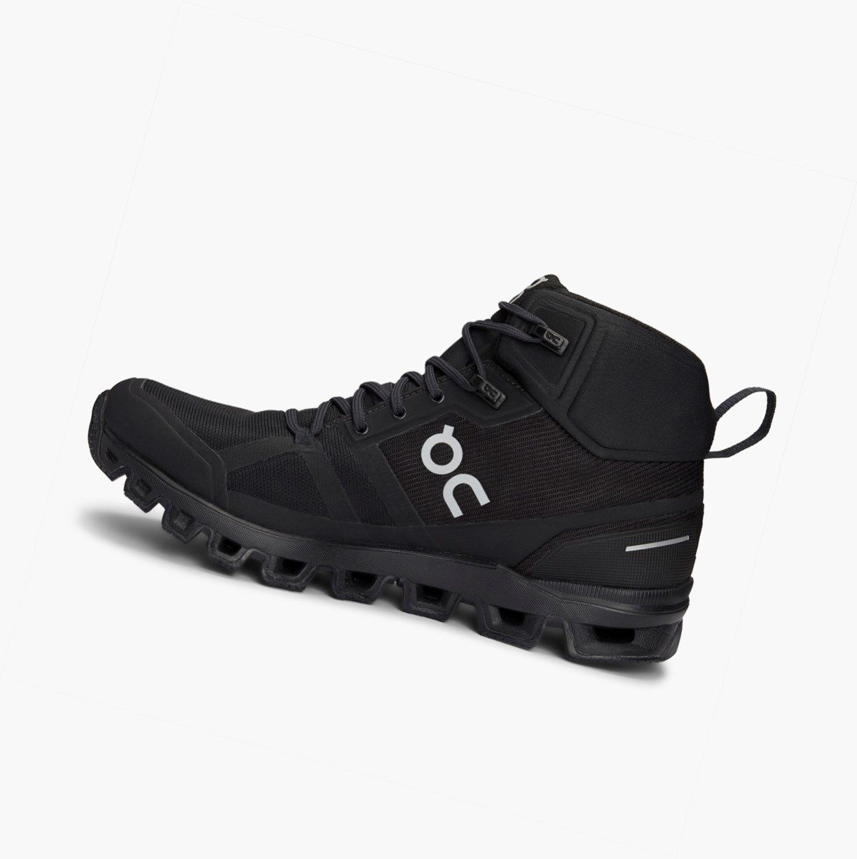 Black On Cloudrock Waterproof Women Hiking Boots | PQDA61934