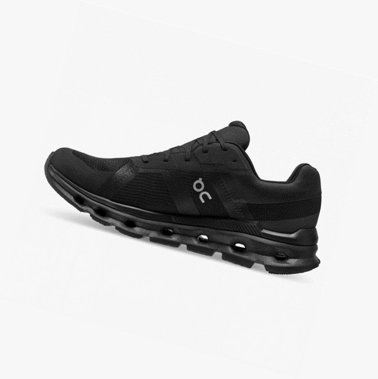 Black On Cloudrunner Waterproof Men Running Shoes | YFTO25916