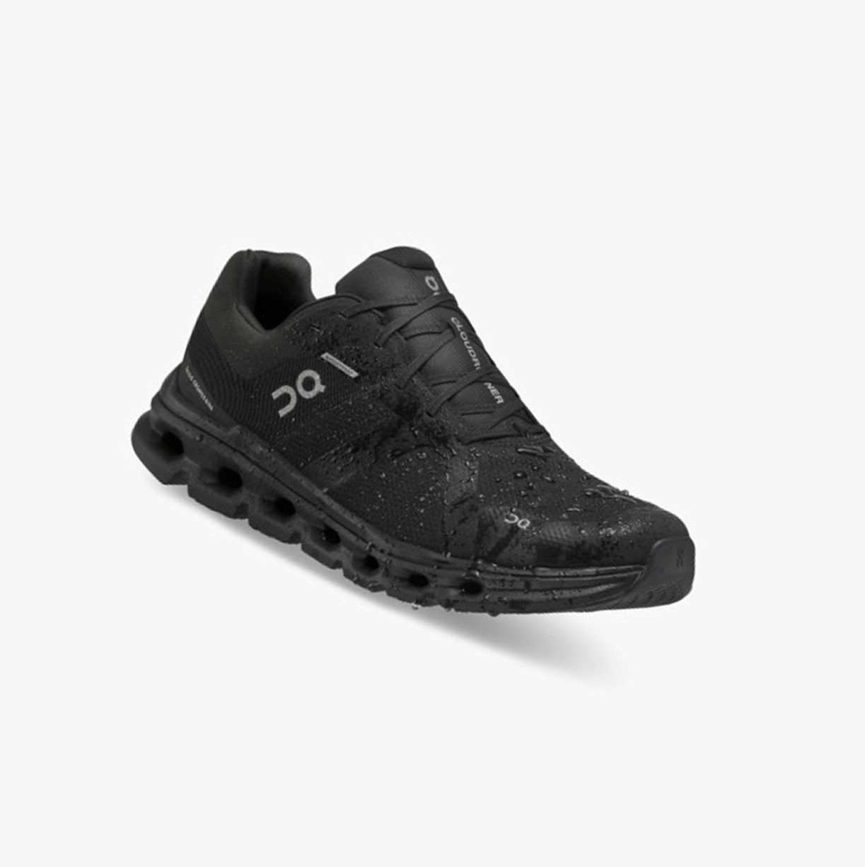 Black On Cloudrunner Waterproof Men Running Shoes | YFTO25916