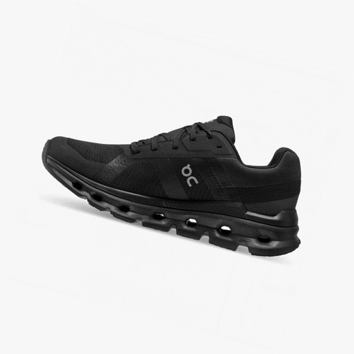 Black On Cloudrunner Waterproof Women Running Shoes | RJSH02135