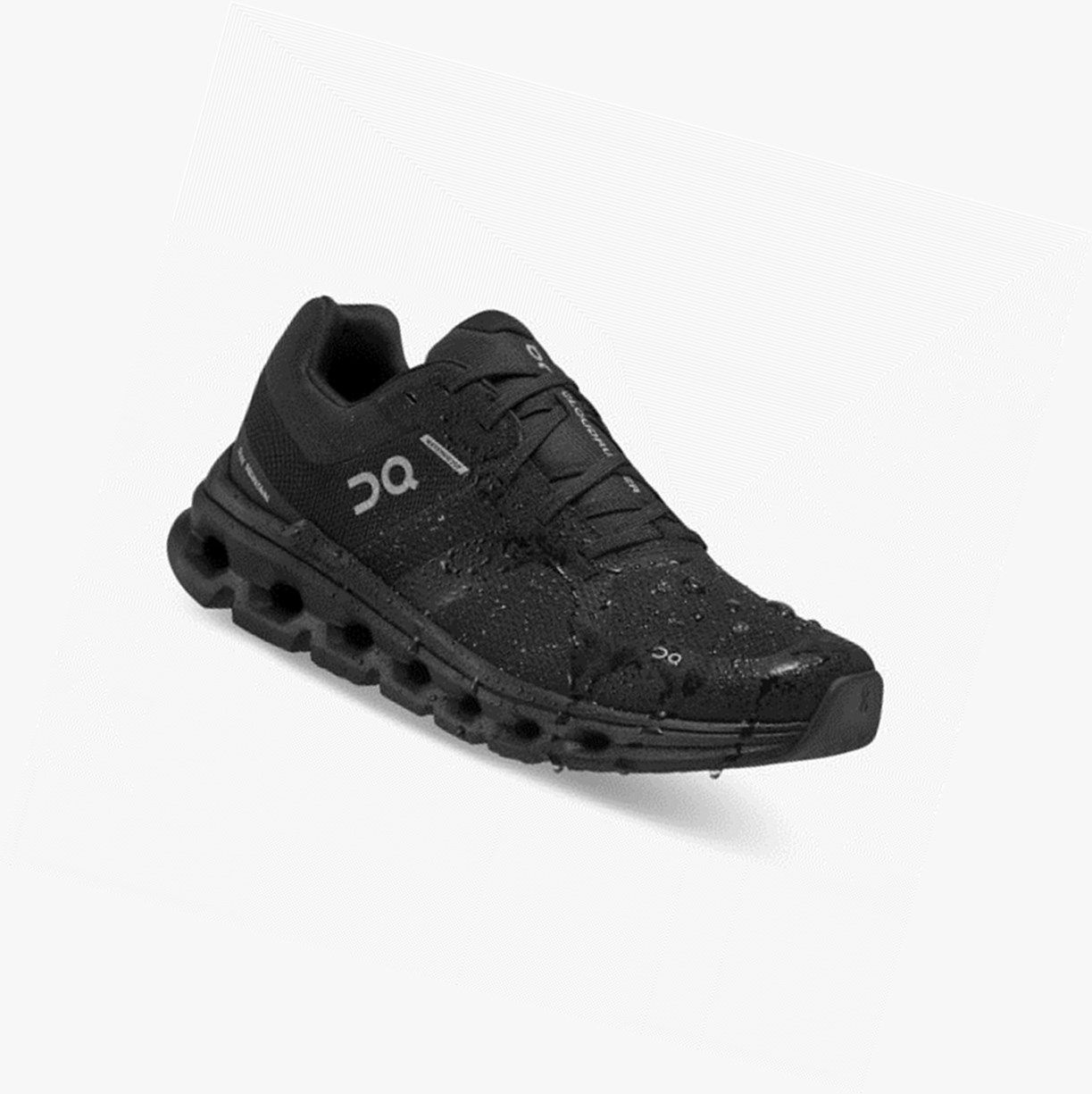 Black On Cloudrunner Waterproof Women Running Shoes | RJSH02135