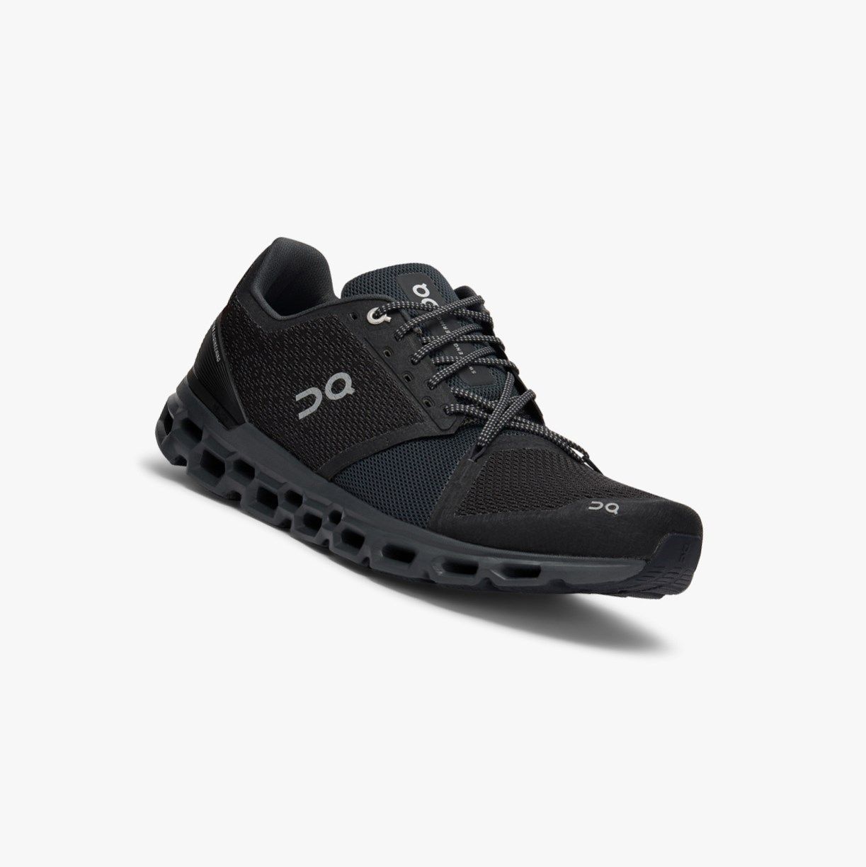 Black On Cloudstratus Men Road Running Shoes | QTEL45908