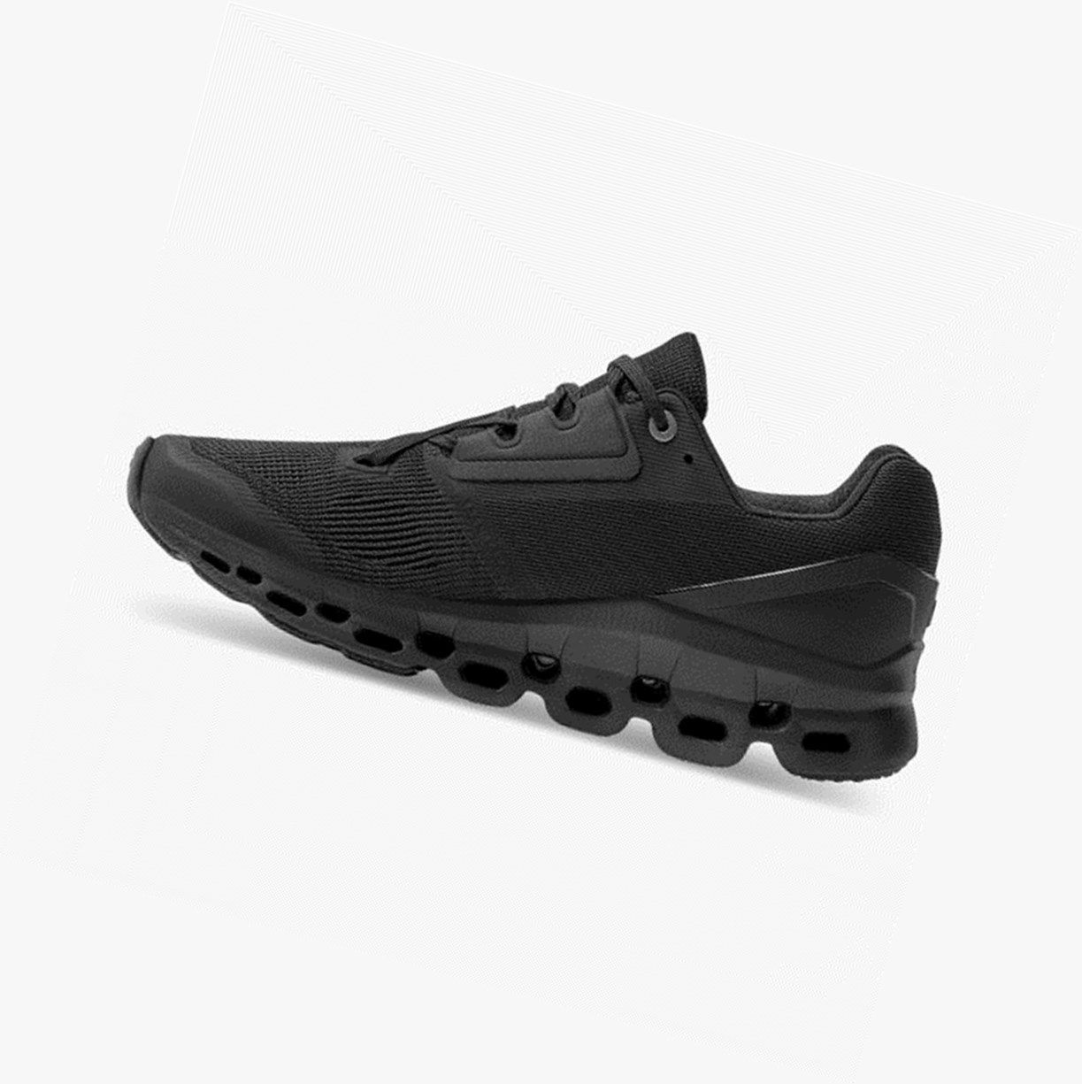 Black On Cloudstratus Women Road Running Shoes | YXZD80964