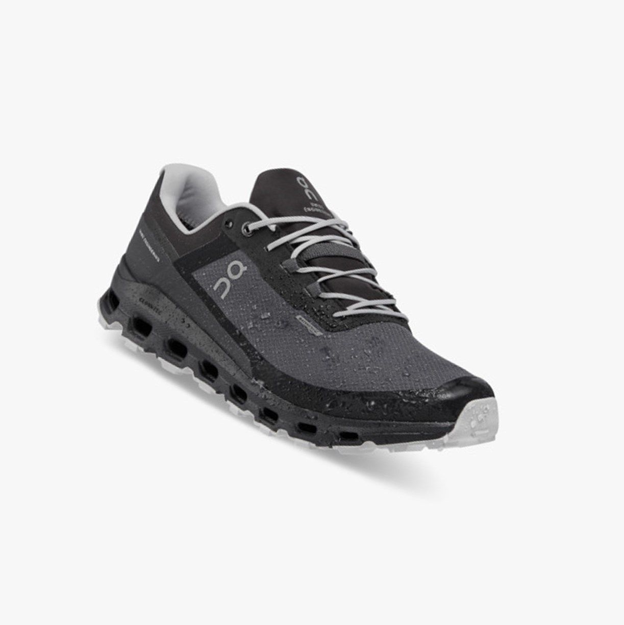 Black On Cloudvista Waterproof Men Running Shoes | OTXC82605