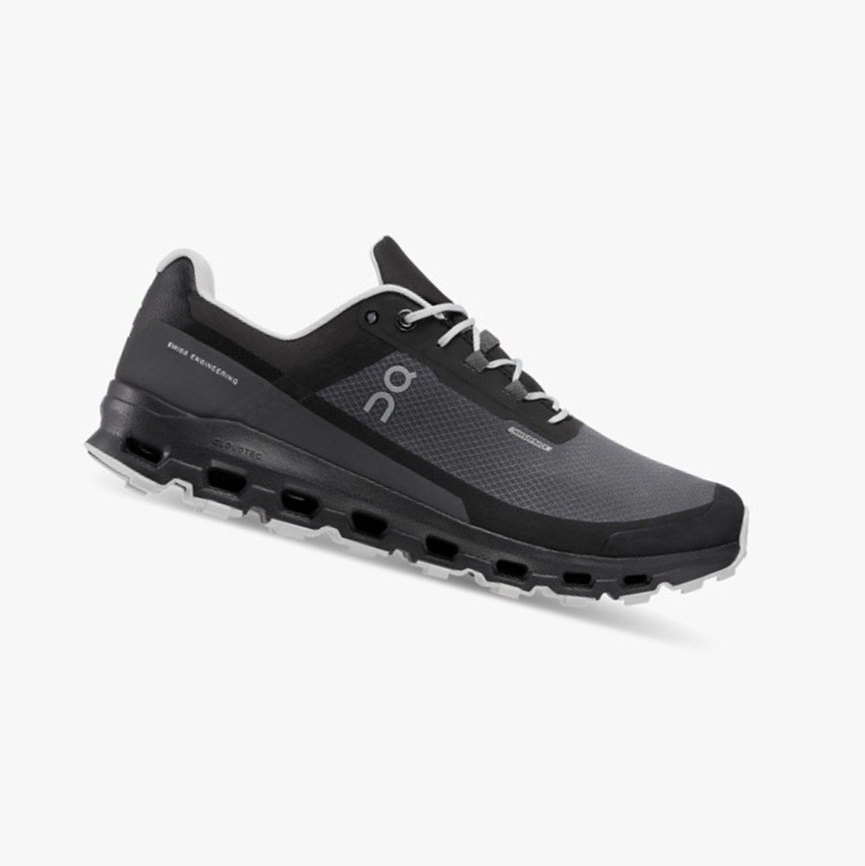 Black On Cloudvista Waterproof Men Running Shoes | OTXC82605