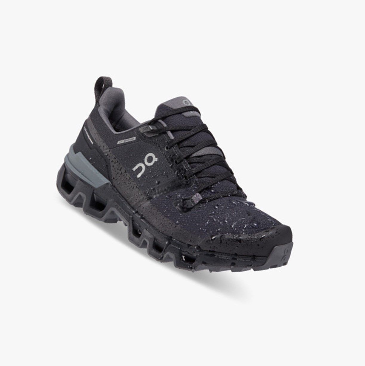 Black On Cloudwander Waterproof Women Running Shoes | YXRP74615