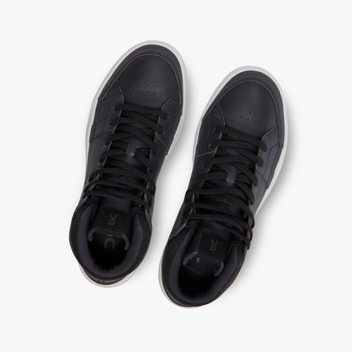 Black On The Roger Clubhouse Mid Men Running Shoes | FPKZ54137