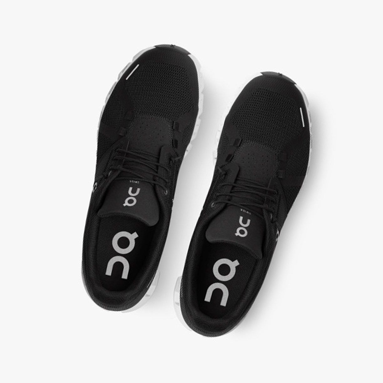 Black / White On Cloud 5 Men Running Shoes | OAPH24789