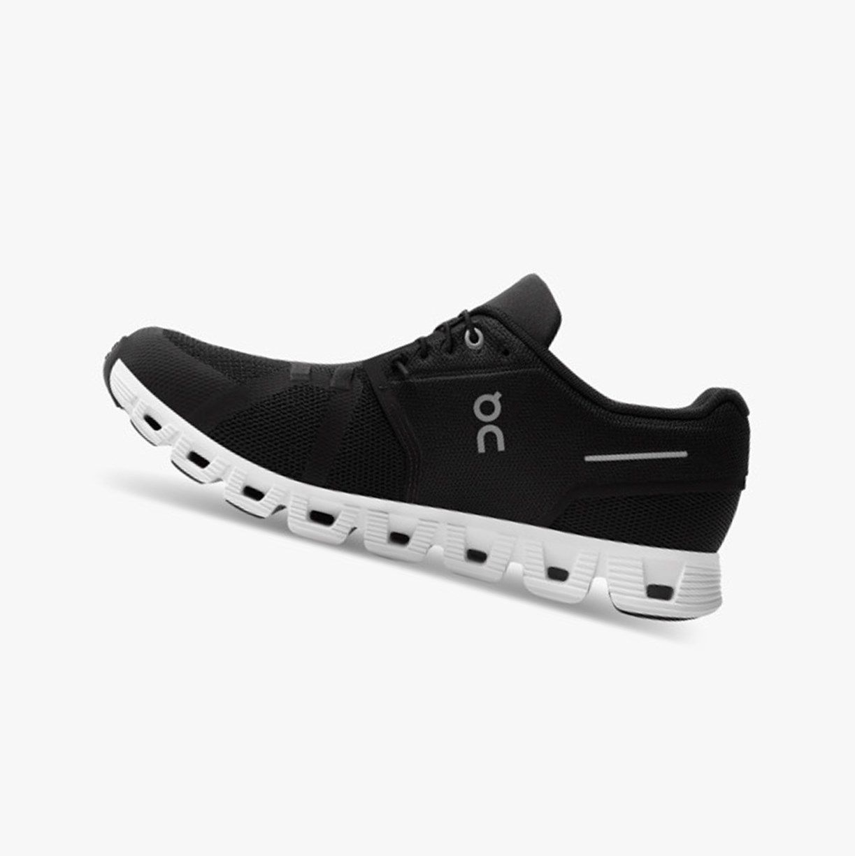 Black / White On Cloud 5 Men Running Shoes | OAPH24789