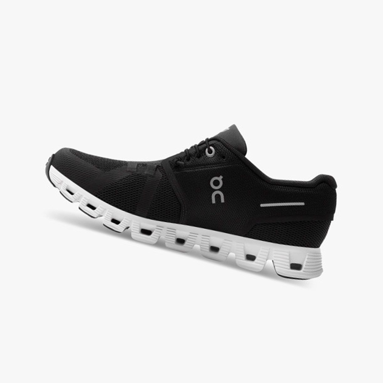 Black / White On Cloud 5 Women Running Shoes | TURP08352