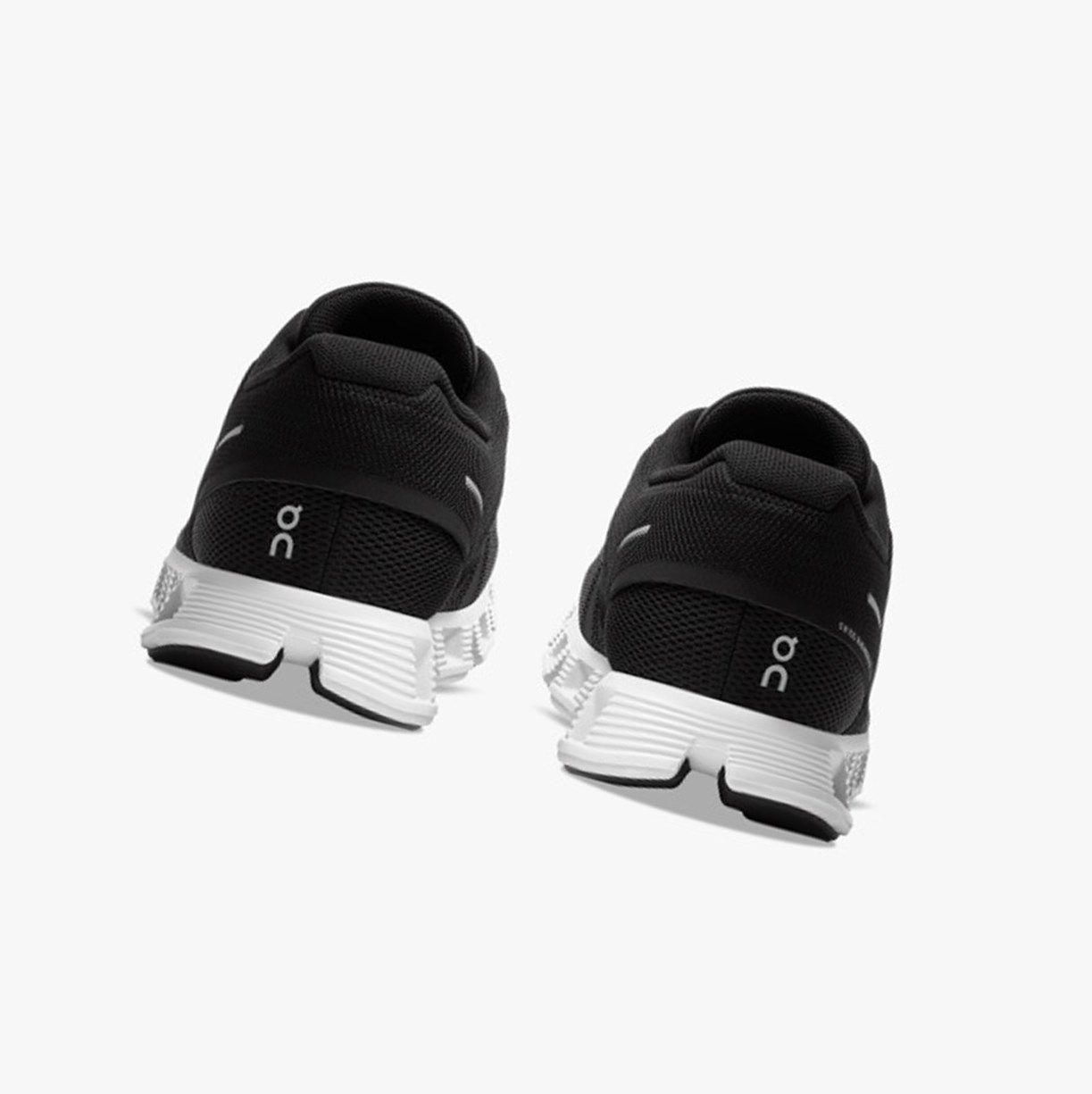 Black / White On Cloud 5 Women Running Shoes | TURP08352