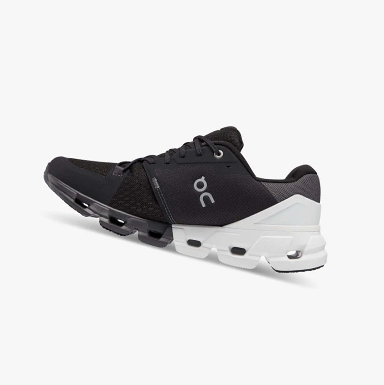 Black / White On Cloudflyer 4 Men Running Shoes | FUJD57083