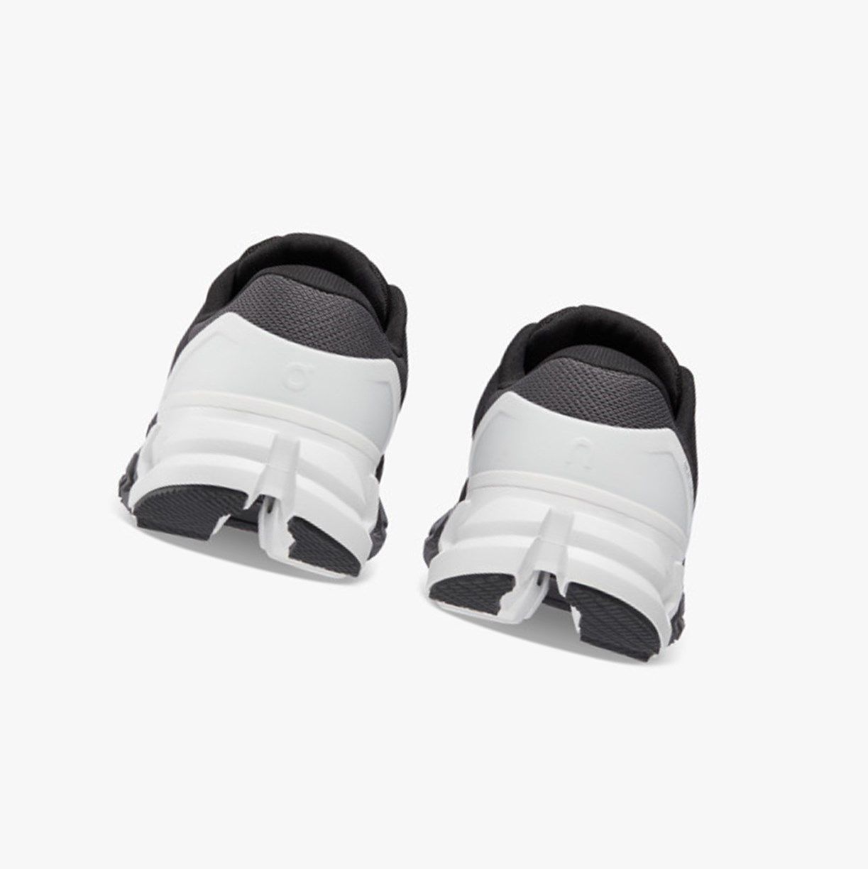 Black / White On Cloudflyer 4 Wide Men Running Shoes | FQWK02371