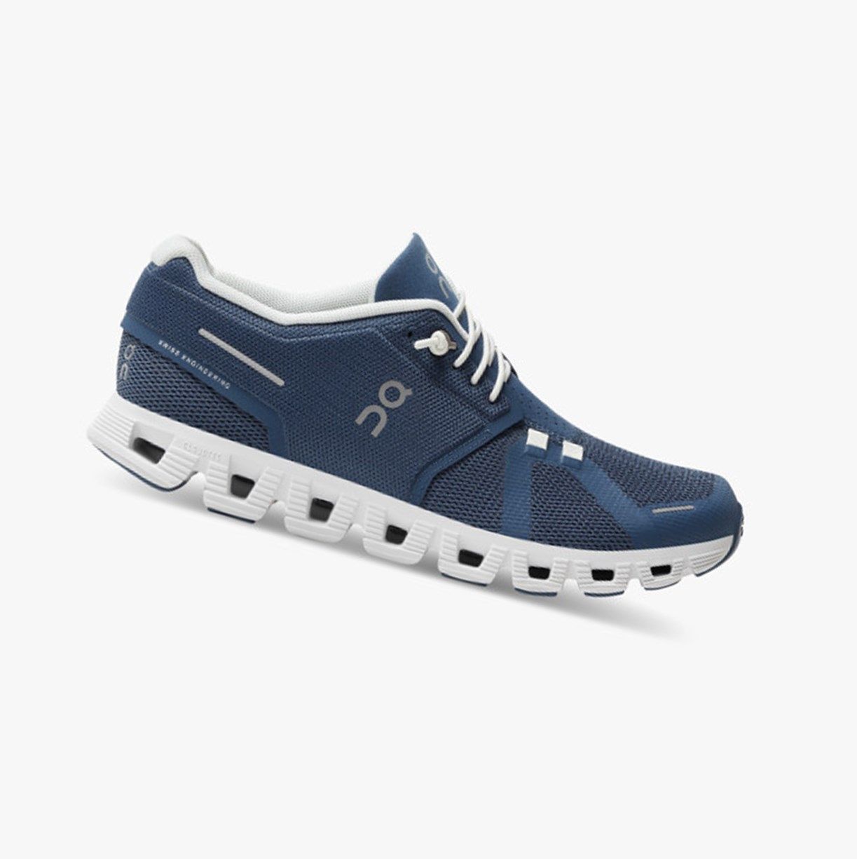 Blue / White On Cloud 5 Women Running Shoes | IPWA17502