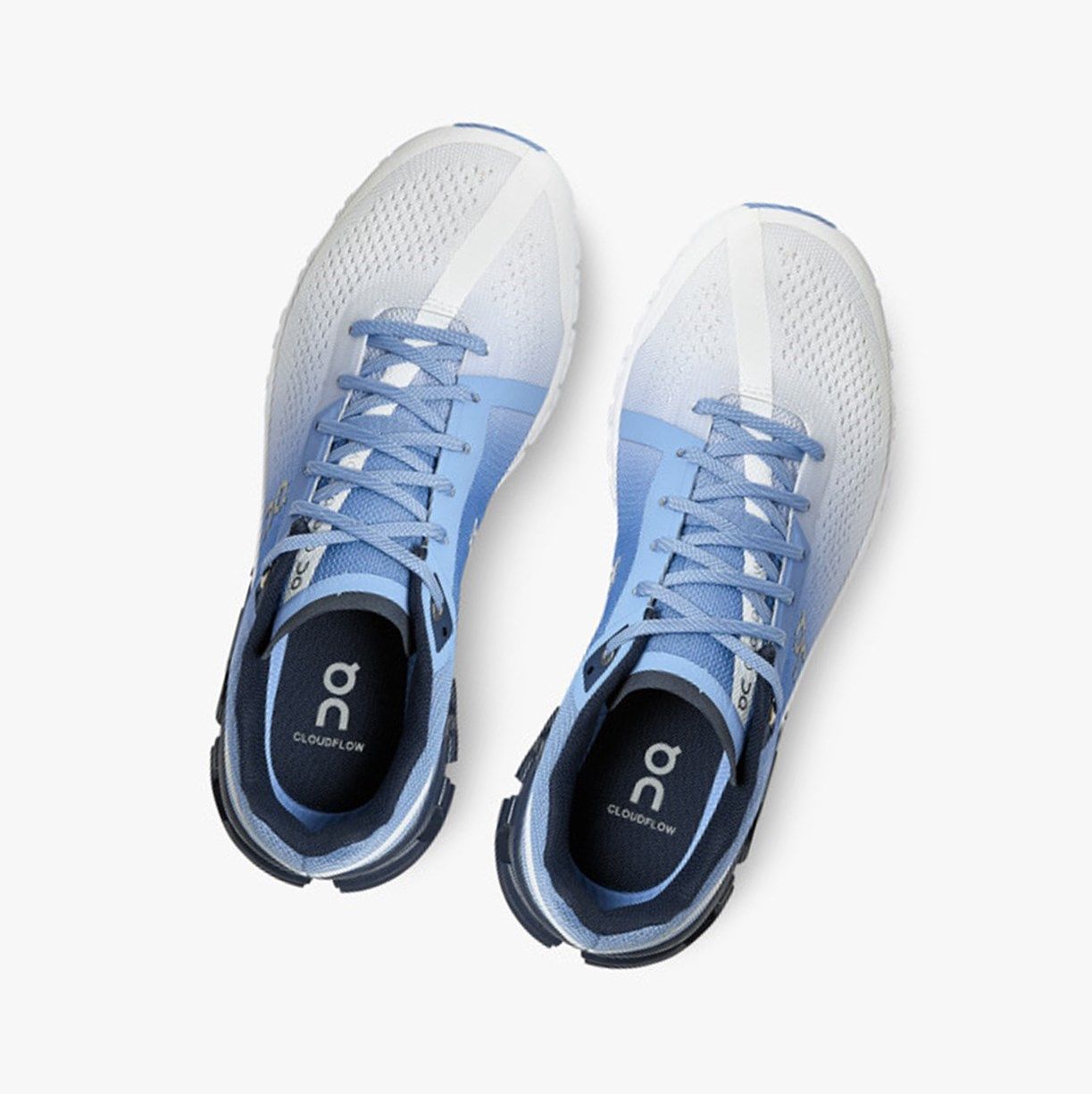 Blue / White On Cloudflow Women Training Shoes | CBIW09647