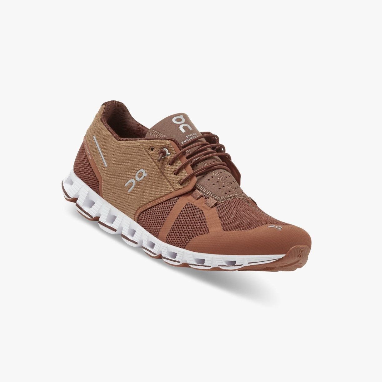 Brown On Cloud Men Road Running Shoes | LVAX35497