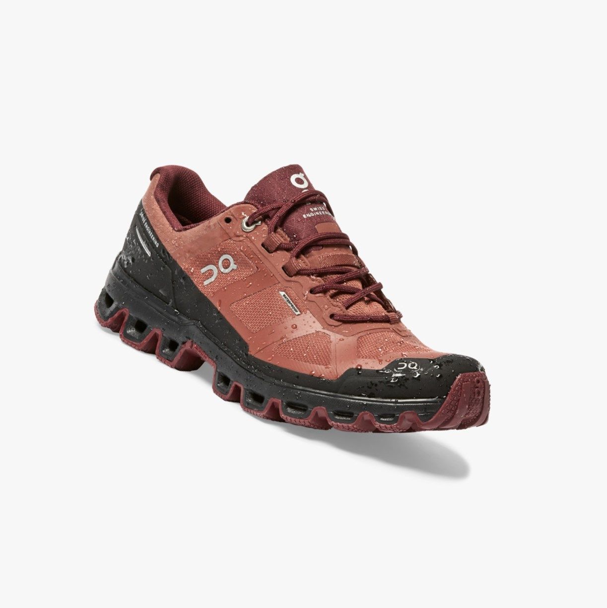 Brown On Cloudventure Waterproof Women Trail Running Shoes | RGZF64971