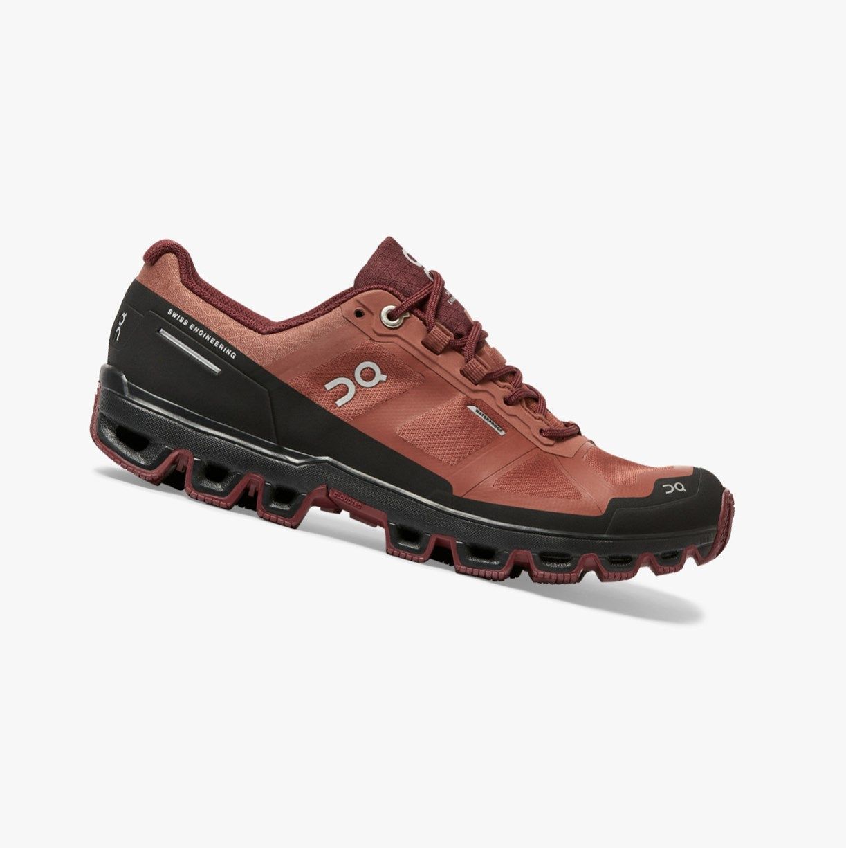 Brown On Cloudventure Waterproof Women Trail Running Shoes | RGZF64971