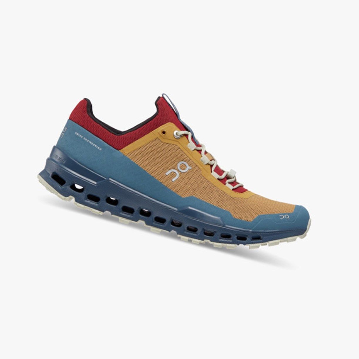 Brown / Navy On Cloudultra Men Trail Running Shoes | ILTR06752