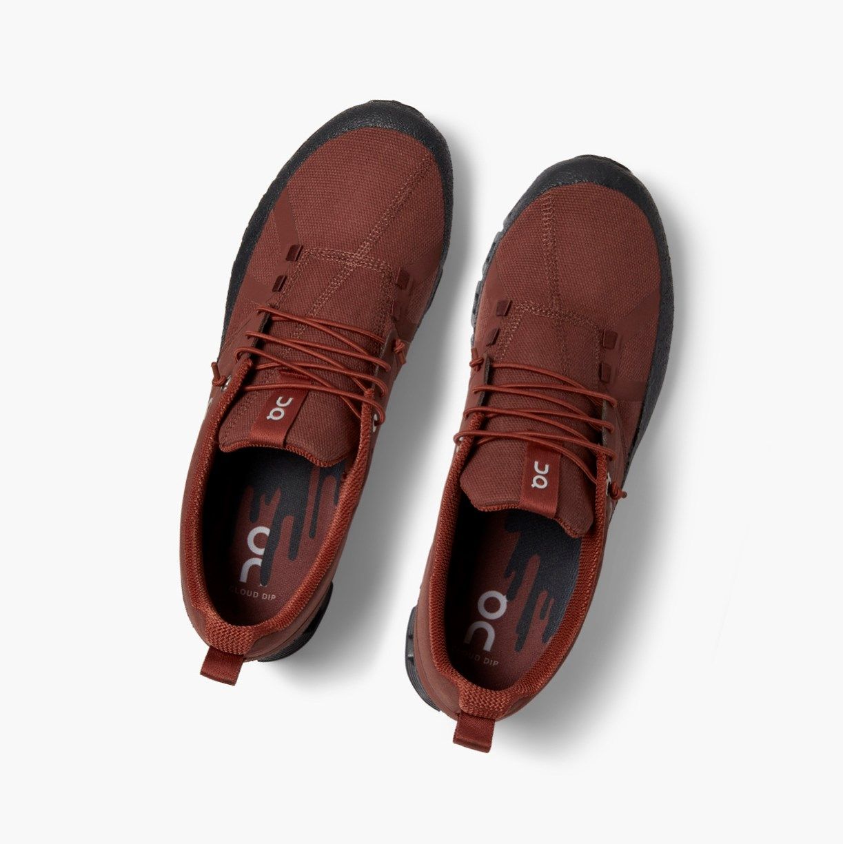 Burgundy On Cloud Dip Men Road Running Shoes | DNAC16597