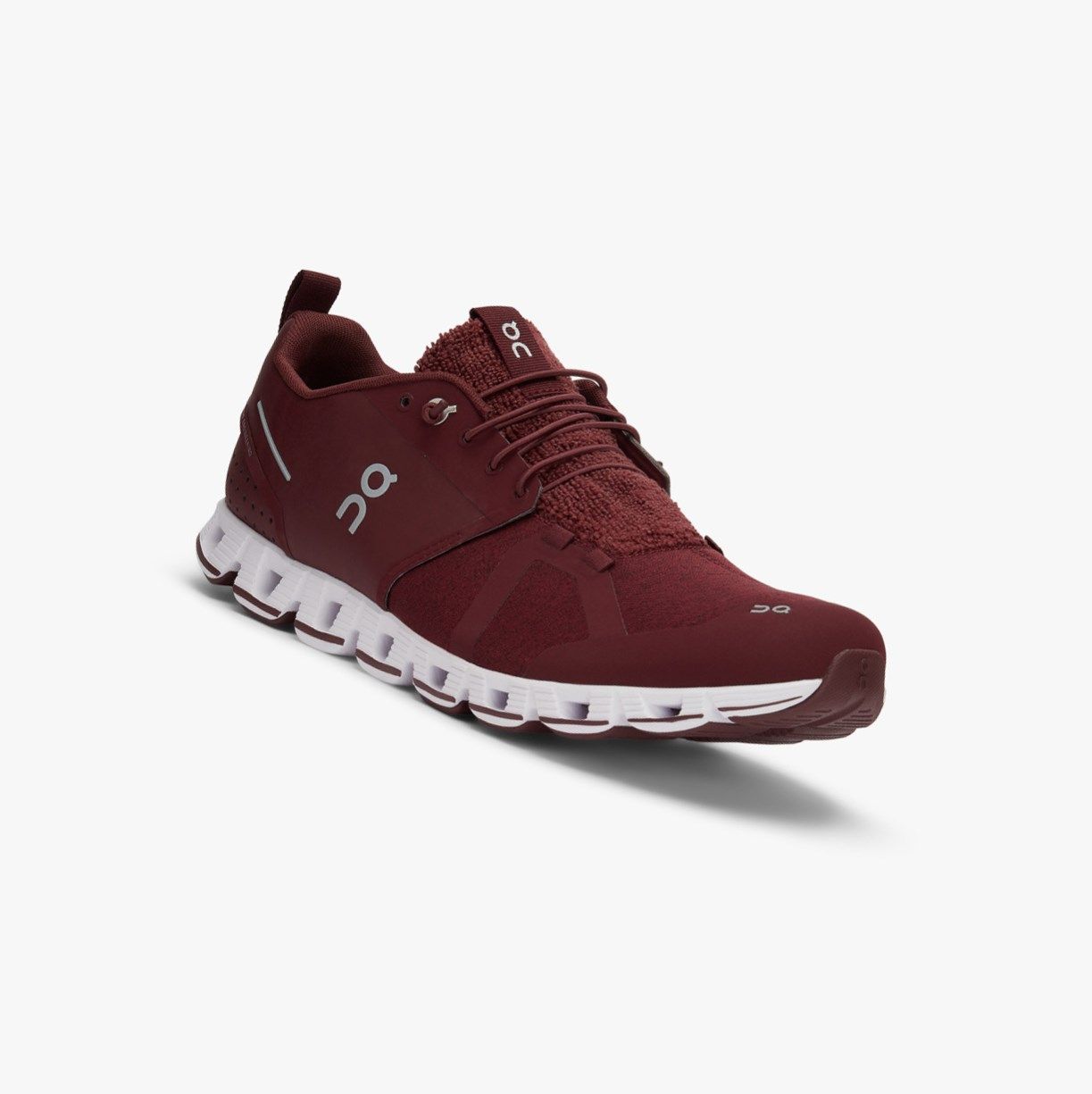 Burgundy On Cloud Terry Men Road Running Shoes | MAXF59617