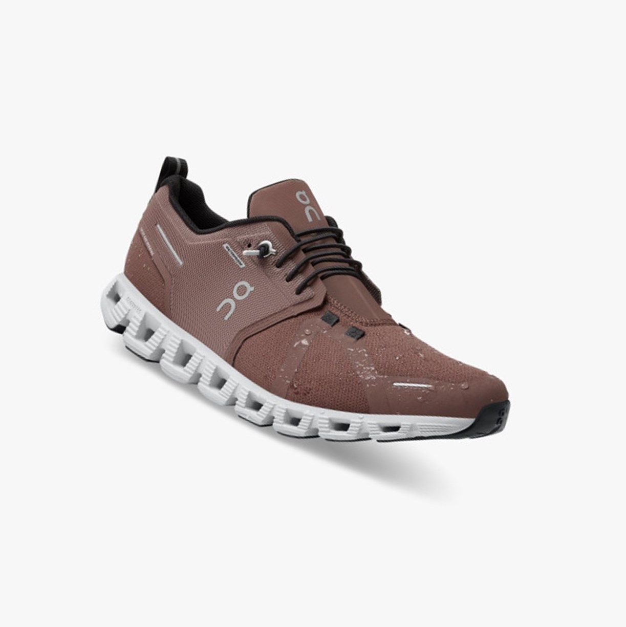 Cocoa / Frost On Cloud 5 Waterproof Women Running Shoes | JRMP76589