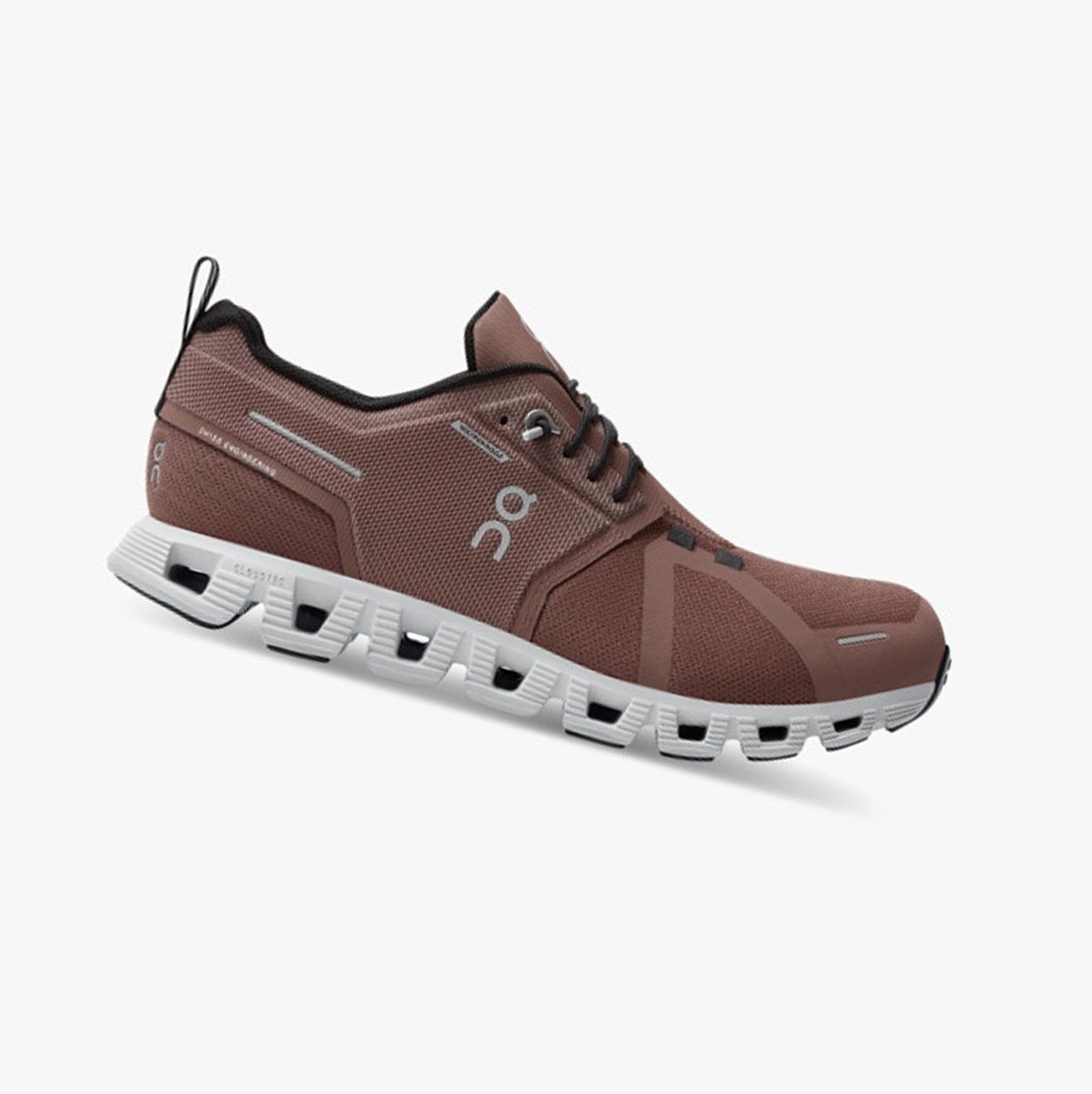 Cocoa / Frost On Cloud 5 Waterproof Women Running Shoes | JRMP76589