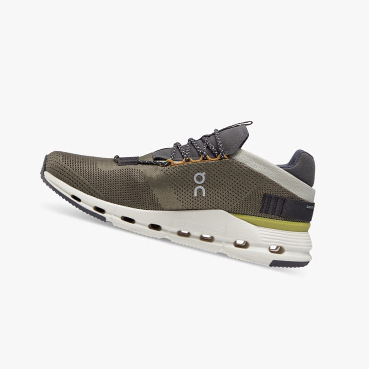 Dark Green On Cloudnova Men Sneakers | SXLN06914