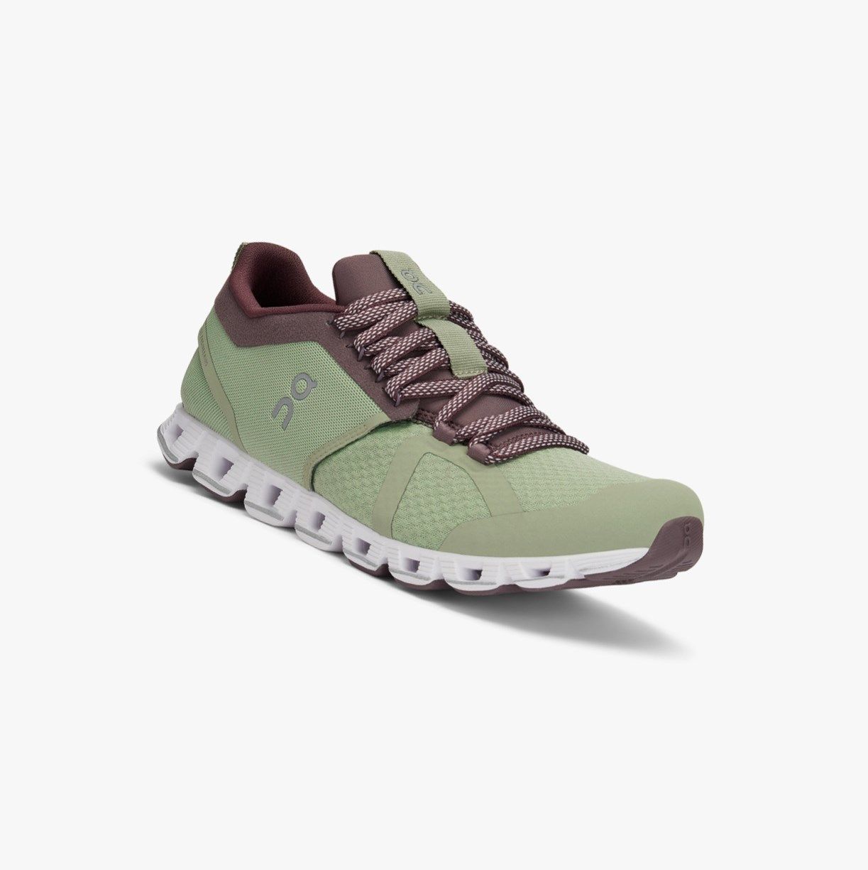 Green On Cloud Beam Women Road Running Shoes | ZSIO85943