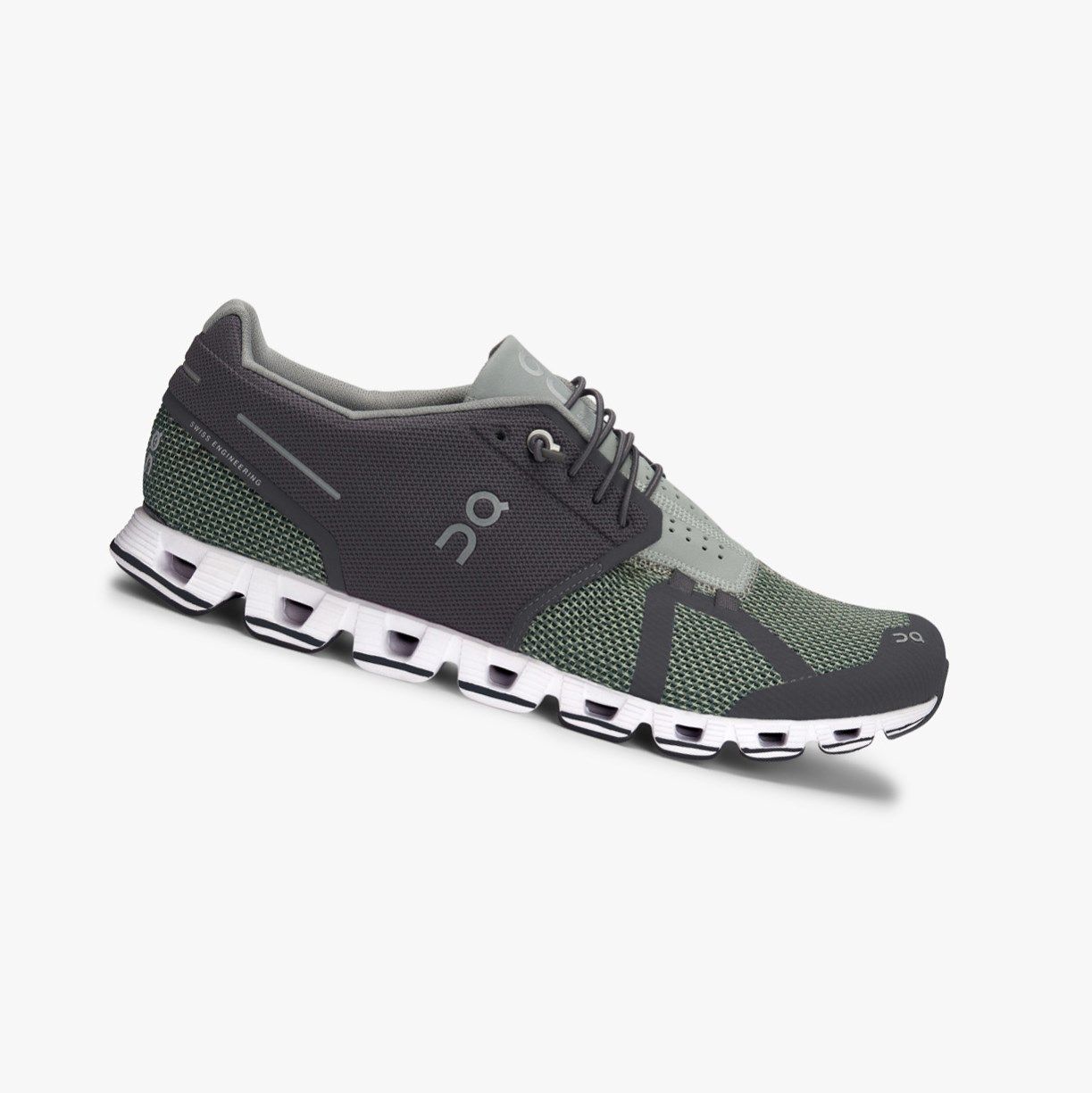 Green On Cloud Men Road Running Shoes | ZPRB12684