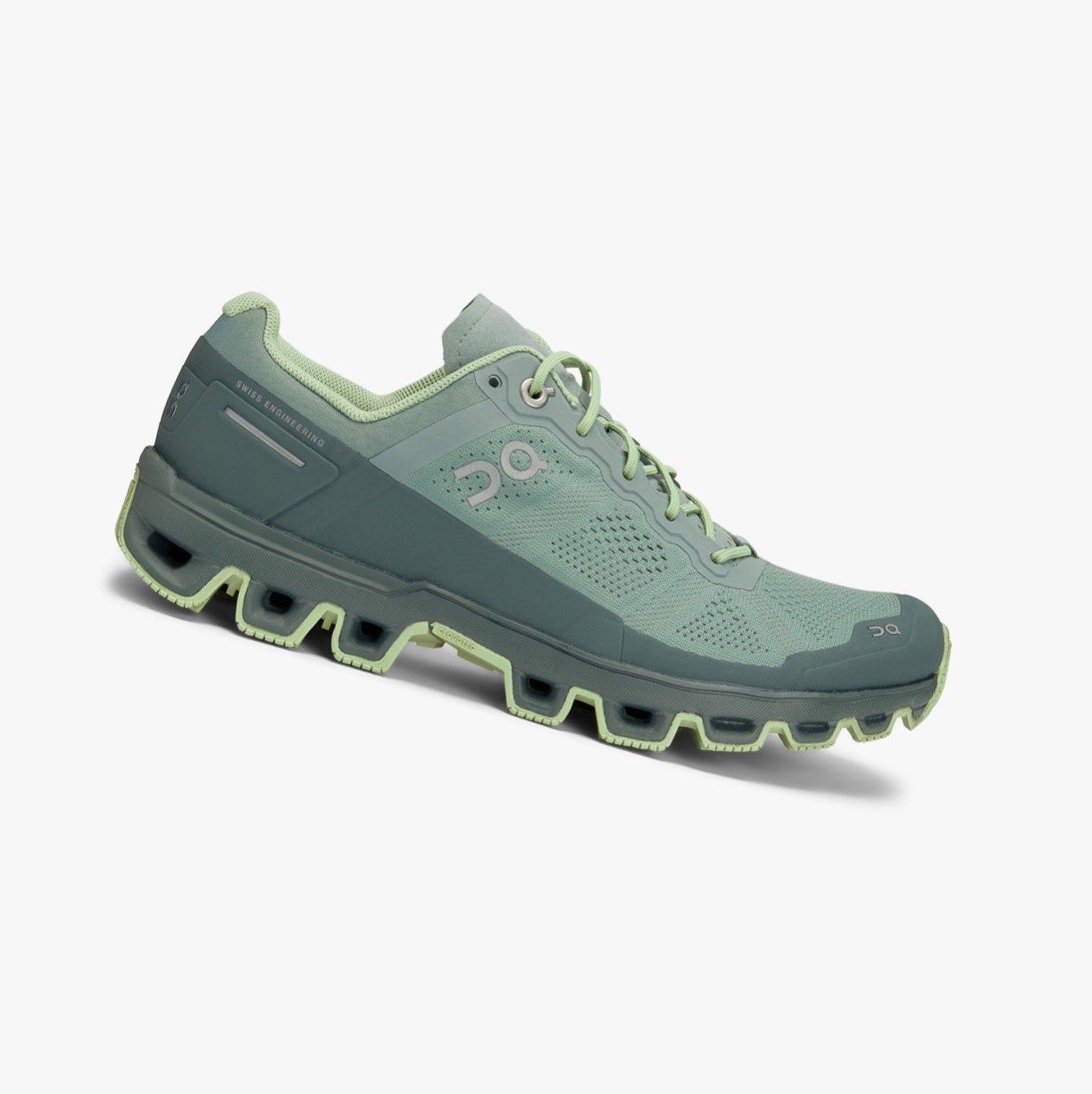 Green On Cloudventure Women Trail Running Shoes | RSGA85240