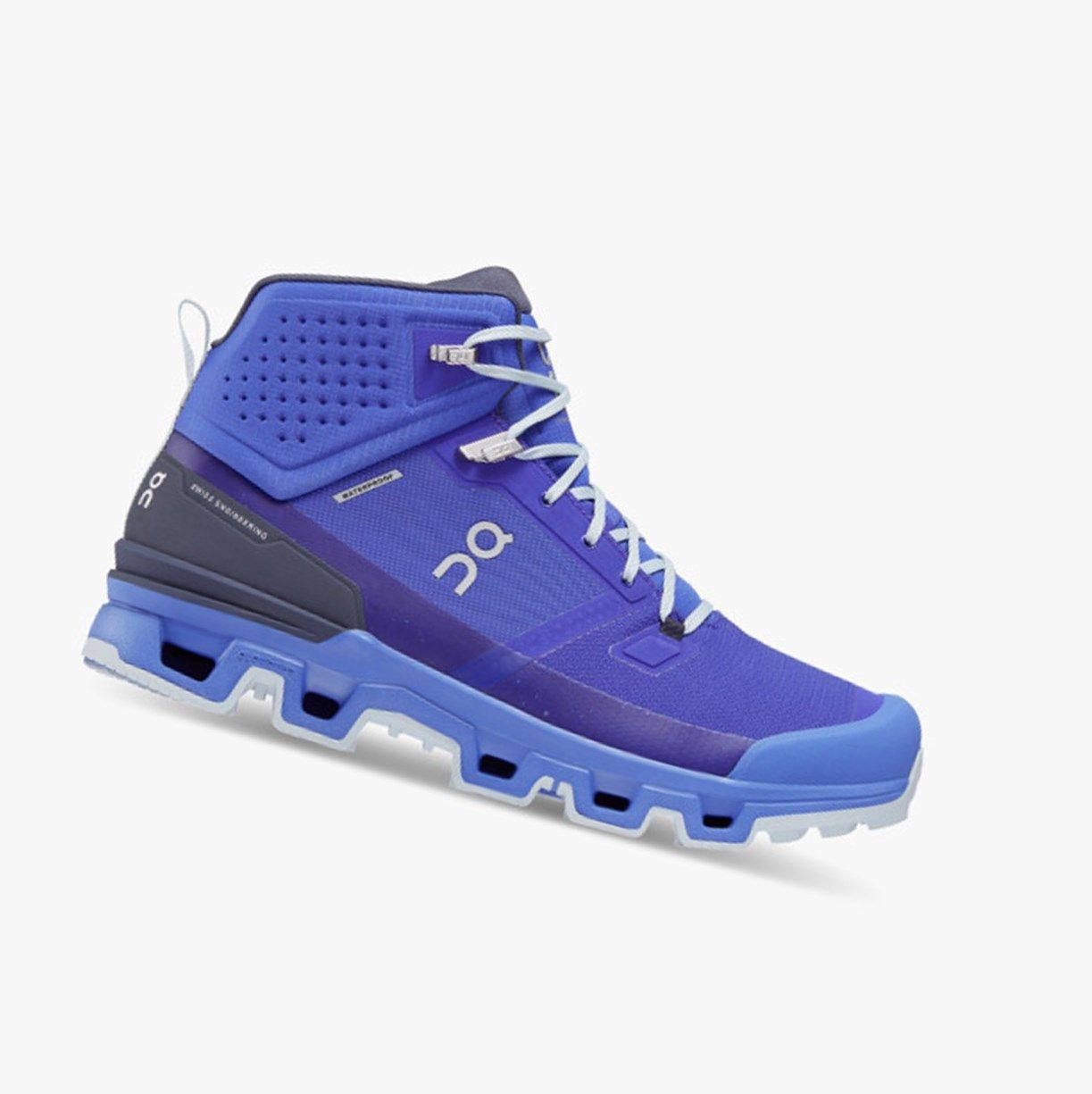 Indigo / Deep Blue On Cloudrock 2 Waterproof Men Hiking Boots | NCSX08926