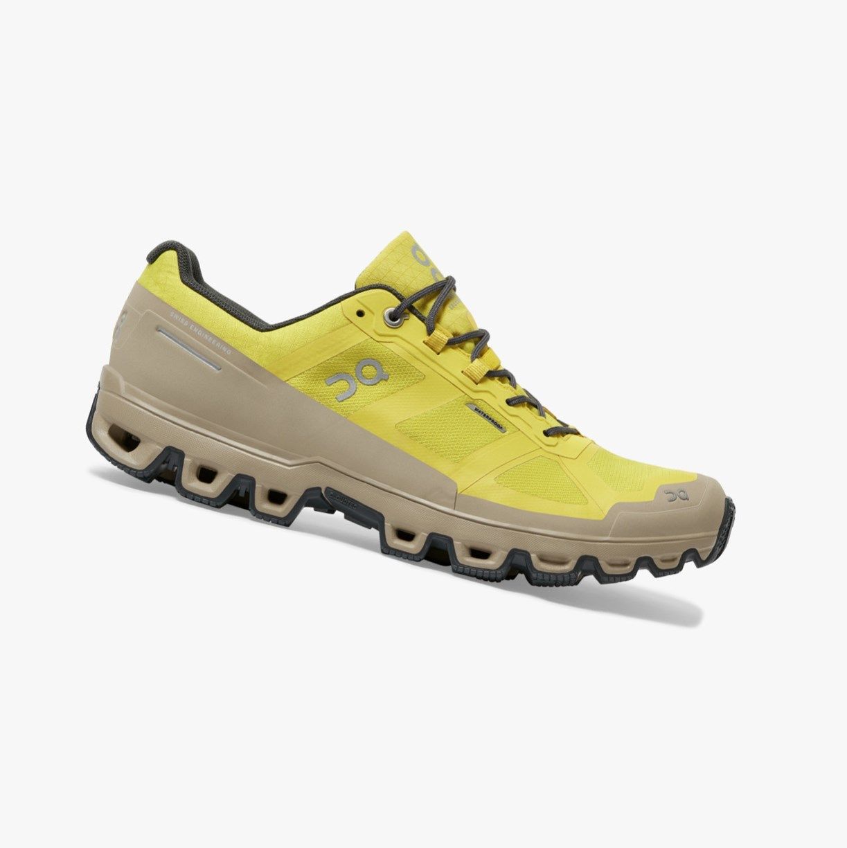 Mustard On Cloudventure Waterproof Men Trail Running Shoes | TZFG90751