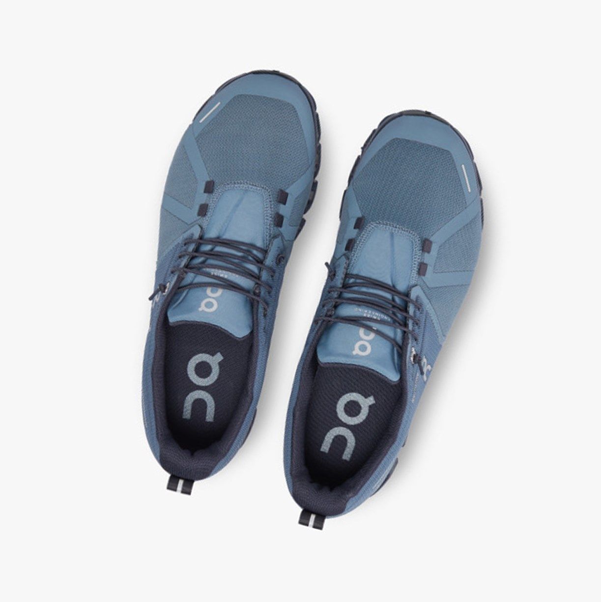 Navy On Cloud 5 Waterproof Men Running Shoes | YIFU18540