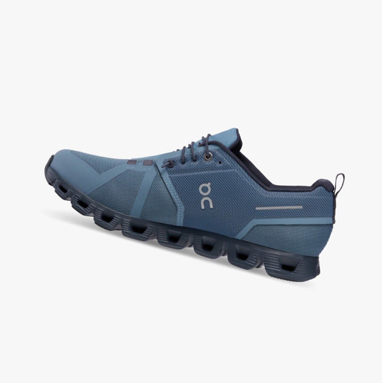 Navy On Cloud 5 Waterproof Men Running Shoes | YIFU18540